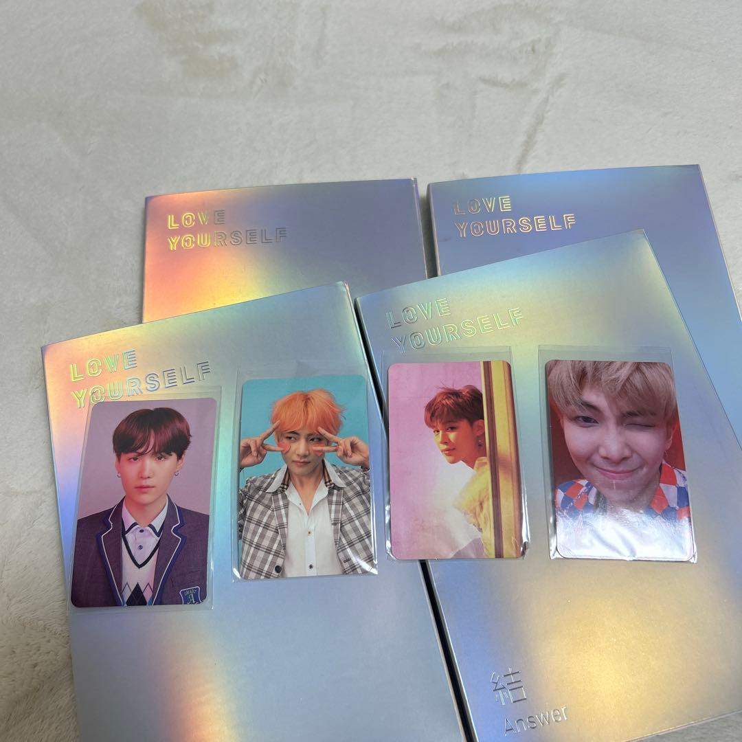 

[USED] BTS loveyourself CD album complete set with trading cards