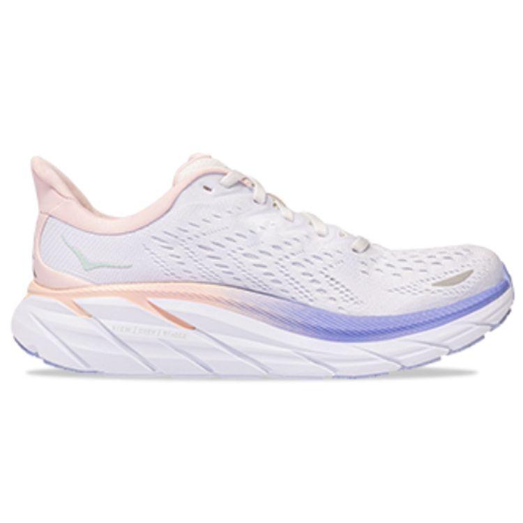 HOKA  Clifton 8 Blanc Mangano Women Sneakers White Blanc-De-Blanc Calcite 1119394-BDBMC