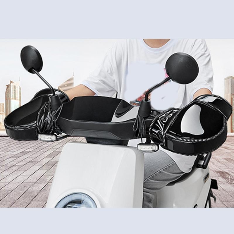 Winter Motorrad Lenker Handschuhe Roller Lenker Abdeckung Muffe Windschutzscheibe Handschuhe Elektrofahrzeug Warme Lenkerabdeckung