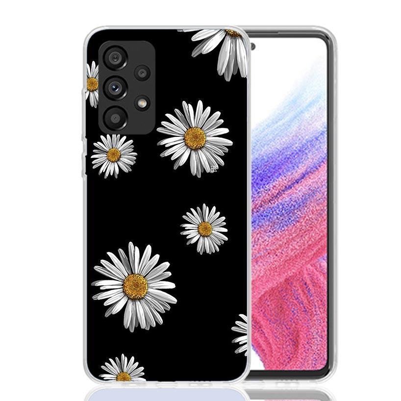 Daisy Daisies Art Floral Phone Case For Samsung Galaxy A13 A14 A15 A16 A53 A54 A55 A56 A33 A34 A35 A36 A23 A24 A25 A26 A05S A04S