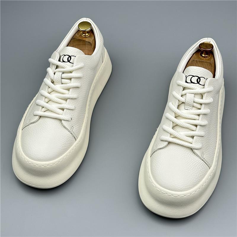 

Дизайнерская Новая Мужская Белая Черная Шнуровка Платформа Увеличение Роста Повседневная Обувь Балетки Мокасины Спортивные Кроссовки для Ходьбы 38