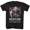 Macho Man Schwergewichtschampion Schwarzes T-Shirt für Erwachsene