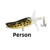 85mm Size Top Water Hard Baits 15g Weight Popper Wobblers Top Water Plopper Lure  Bass Fishing
