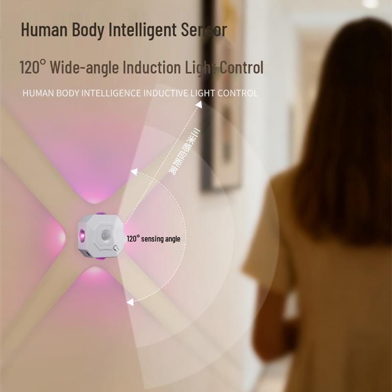 Rechargeable Motion Sensor Wall Lamp with Magnetic Mount