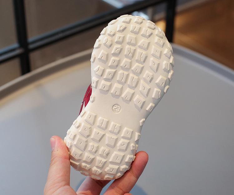 Winter Kids' Sports Shoes: Cozy Velvet-Lined Cartoon Sneakers for Boys & Girls