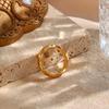 Women's Fashion Twist Stainless Steel Index Ring