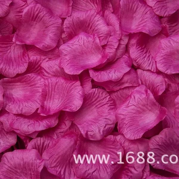 100/1000 Stück Künstliche Falsche Rosenblätter Bunte Simulation Seidenrosenblätter Für Valentinstag Hochzeitsparty Romantische Dekoration