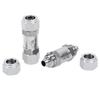 304 Stainless Steel Quick-Connect One-Way Check Valve for Soft Air PU/PTFE Rubber Hose