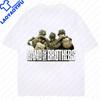 The Famous TV Series Band of Brothers Graphic T Shirt Tom Hanks Fans Clothes Vintage Classic Movie Tee Unisex Women Camisetas Tops