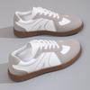 New Vintage Casual Sports Shoes for Women Leather Hiking Sneakers Platform Walking Athletic Shoe Unisex White Loafers