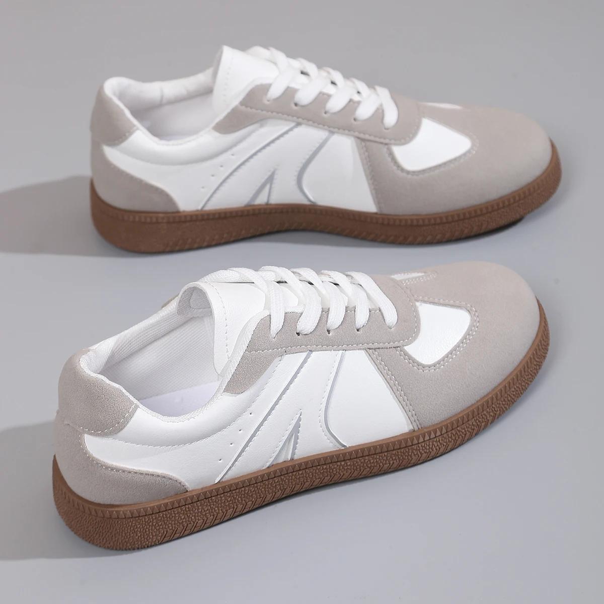 

Unisex Casual Outdoor Sports Sneakers Leather Platform New Casual White Vintage Shoes Women Hiking Walking Athletic Shoe Loafers 36