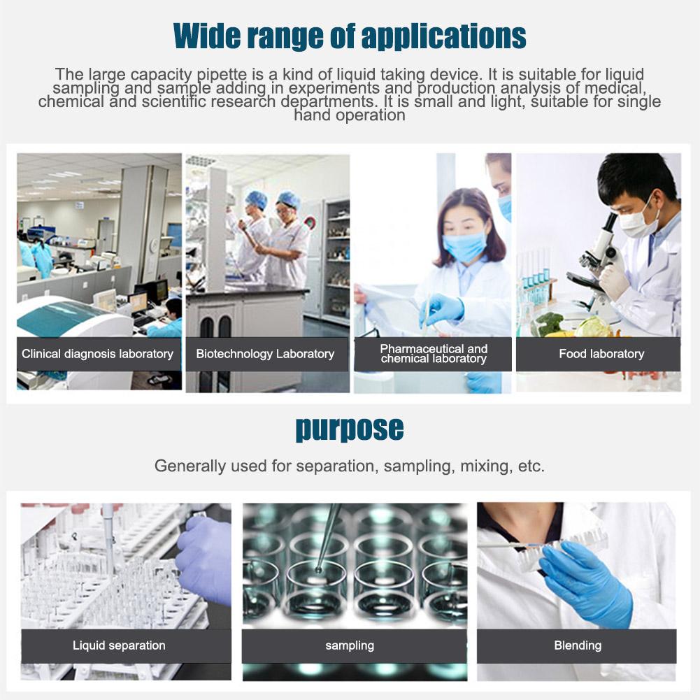 

Пипеттор одноканальный объем микропипетки лабораторные трансферные пипетки для лаборатории 2 мл 10 мл 25 мл быстрая разгрузка ручной пипеточный насос 10mL color random