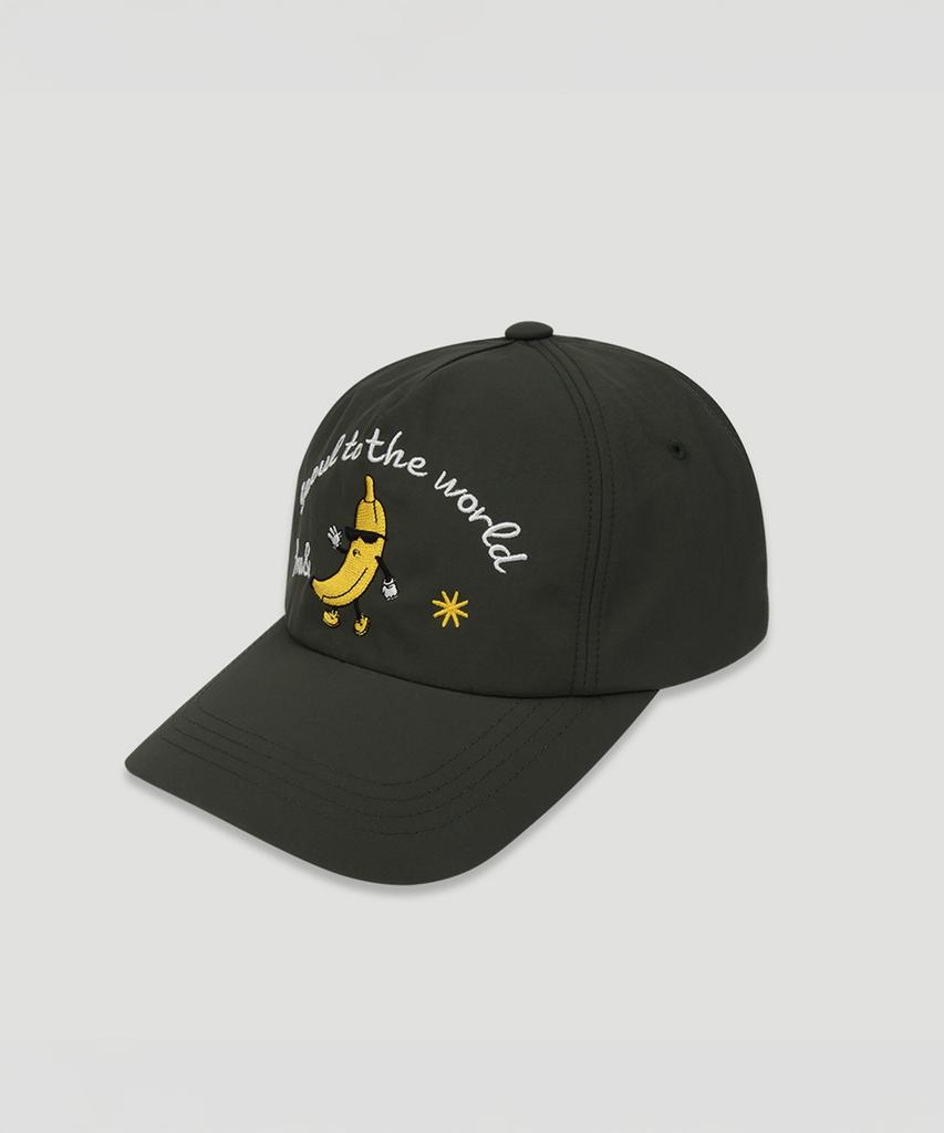 Peuluaen Seoul Single Logo Nylon Ball Cap_3 Colors