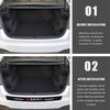 1 pieza Fibra de Carbono Coche Maletero Parachoques Trasero Pegatina Protector Placa Para SEAT Leon MK1 MK2 MK3 5F Ibiza 6L 6J Altea Arona Tarraco Cupra Cordoba