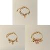 Butterfly Crystal Alloy Bracelet For Women And Men Fashion Jewelry Accessory