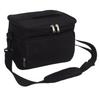 Insulated Lunch Bag Waterproof Large Capacity Portable Cooling Lunch Box Bag for Outdoor Camping Travel Black