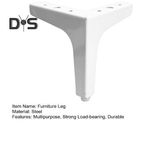 Möbelbeine aus Metall, stark, tragfähig, rutschfest, einfach zu installieren, Mehrzweck-Dreiecksmöbelfüße, Sofa-Couch-DIY-Ersatzbein