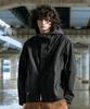 Kalapatthar Nylon Rib Flash Line Jacket - Black