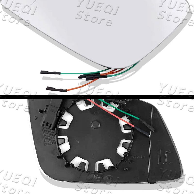 Dla BMW E60 E61 E63 E64 F01 F02 F07 F10 F12 F13 F18 Szerokokątne Podgrzewane Szkło Lusterka Wstecznego Lewe / Prawe 51167186587 51167186588