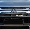 3D Metal RALLlART Front Grille Badge Emblem Car Body Trunk Decoration Sticker For  Lancer Outlander Ralliart Eclipse
