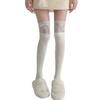 Spring and autumn long socks, over-the-knee socks, lace Lolita slouch socks jk Sock-tied calf boots with sock stitching lolita Socks