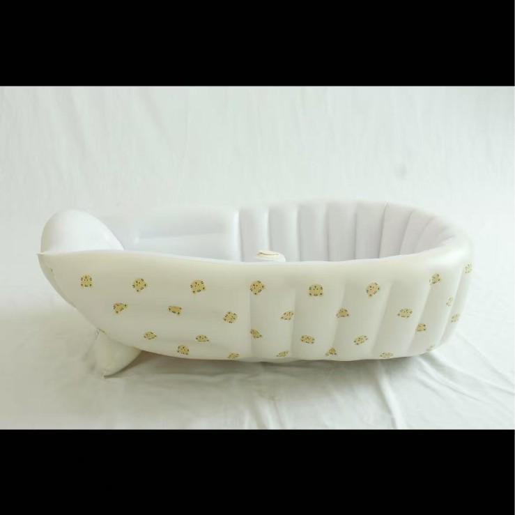 Foldable Inflatable Baby Bathtub: Sit & Lie Newborn Bathing Solution