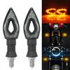 2pcs Motorcycle Turn Signal Light 12V Warning Rear Tail Lights Strobe Warning Light Day Running Light Mortocycle Accessories