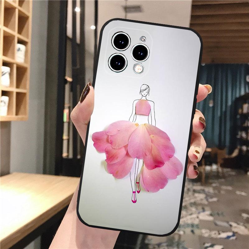 Wedding Dress Girl Phone Case For iPhone Samsung Galaxy Redmi Xiaomi Oppo OnePlus Note S A 7 8 9 10 11 12 13 14 20 21 22 23 53 54 Pro Max Plus Ultra