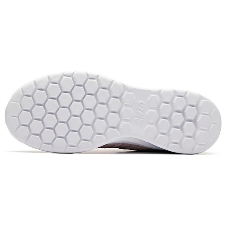 New Anta Running Collection Anti Slip Wear Resistant Low Top Running Shoes Women's Lotus Gray 92915586-1