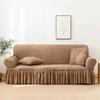 Spets Seersucker Universal All-inclusive Elastiskt Universal Lazy Sofföverdrag Fullt Överdrag Soffkuddsöverdrag