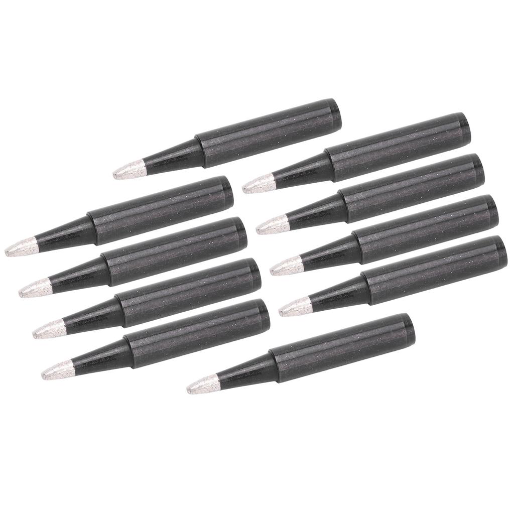 10Pcs Soldering Iron Tips Replacement Black Inner Heating Type Accessories 900M T 2.4D
