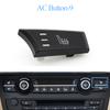 Car Dashboard Air Conditioner AC Button Key Venlitation Auto Knob Switch Cap For BMW X5 X6 E70 E71 E72 2007-2014 64119310445