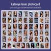55 Katseye Laser Photocards: Korean Girl Group Photo Album Fan Merchandise