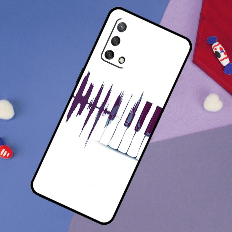 Minimalist Music Lover Case For Oppo A78 A18 A38 A74 A94 A54 A58 A98 A80 A60 A40 A96 A76 A16 A15 A17 A57 A5 A6 Pro