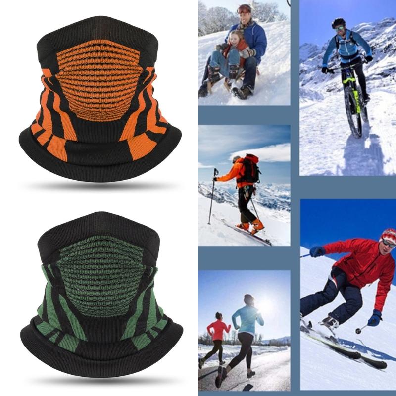 Winter Warm Cycling Neck Gaiter Windproof Neck Cover Facemask for Skiing Cycling