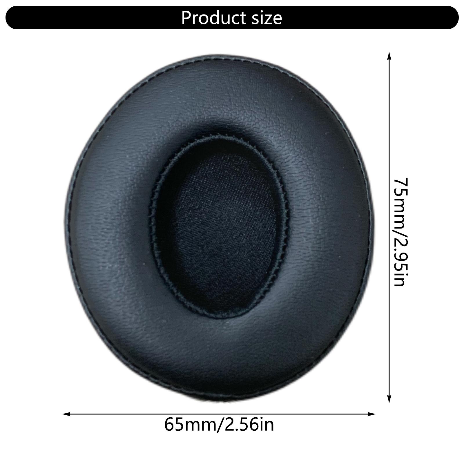 

Earpads Thick Memory Foam and Preotein Leather Ear Cushions for Wireless Headphones Comfortable Earpad чёрный