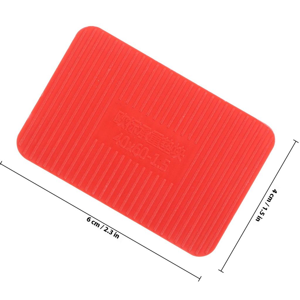 100Pcs Door Window Leveling Shims Heavy Duty Plastic Flat Shims for Support Load Bearing Furniture Patio Tile Griddle