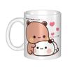 Panda And Brownie Coffee Mug DIY Personalized True Love BuBu DuDu Couple Ceramic Tea Milk Mug Cup