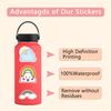 55 New Cloud Doodle Stickers Decorative Skateboard Suitcase Helmet Stickers