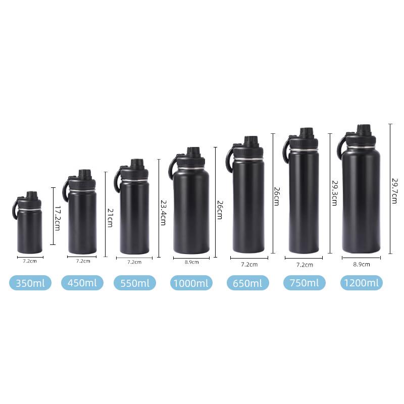 Shangqi 1L Stainless Steel Insulated Sports Bottle with Phone Holder