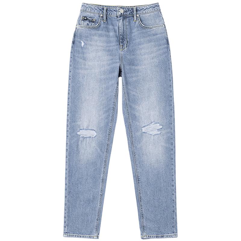 

Lee 411 High-Waist Ripped Straight-Leg Women s Jeans 27
