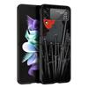 Japanese Bushido Samurai Phone Case for Samsung Galaxy Z Flip 3 4 5 Shell For Samsung Z Flip3 Flip4 Hard PC Fundas Bumper Cover
