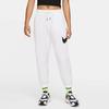 Nike Sportswear Essential Logo Print Mid-Rise Drawstring Joggers Women Bottoms White DM6184-100