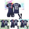 2324 Paris Saint-germain Football Kit Messi Neymar Mbappe Suitable For Kids