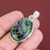 Ruby Zoisite Pendant 925 Sterling Silver Pendant Handmade Jewelry Real Gemstone Pendant Amazing Jewelry Gifts For Her Healing Stone Pendant