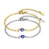 Evil Eye Stainless Steel Bracelet: Women's Fashion Accessory BR-1252
