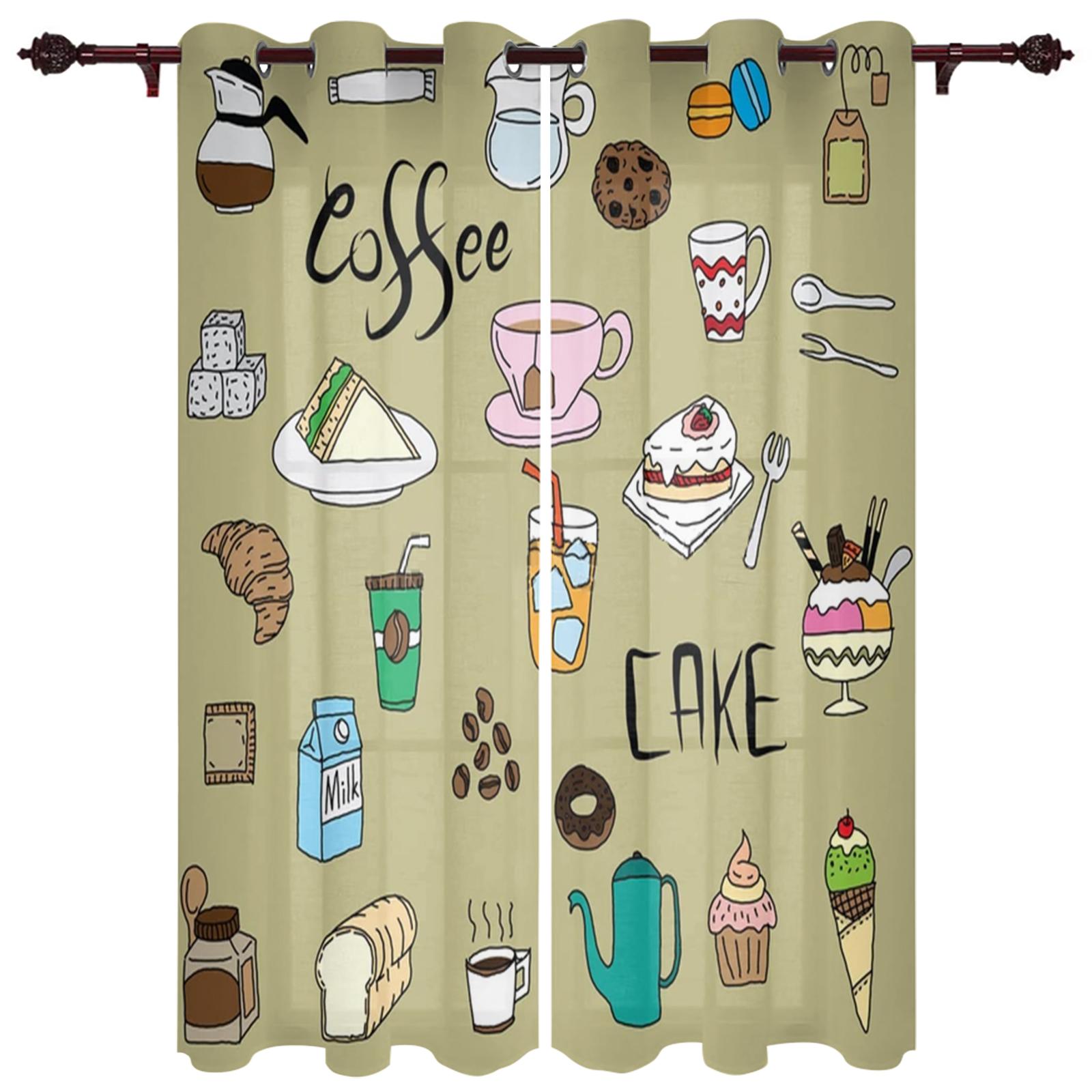 Кофейные ретро деревянные решетчатые оконные шторы — фото 12