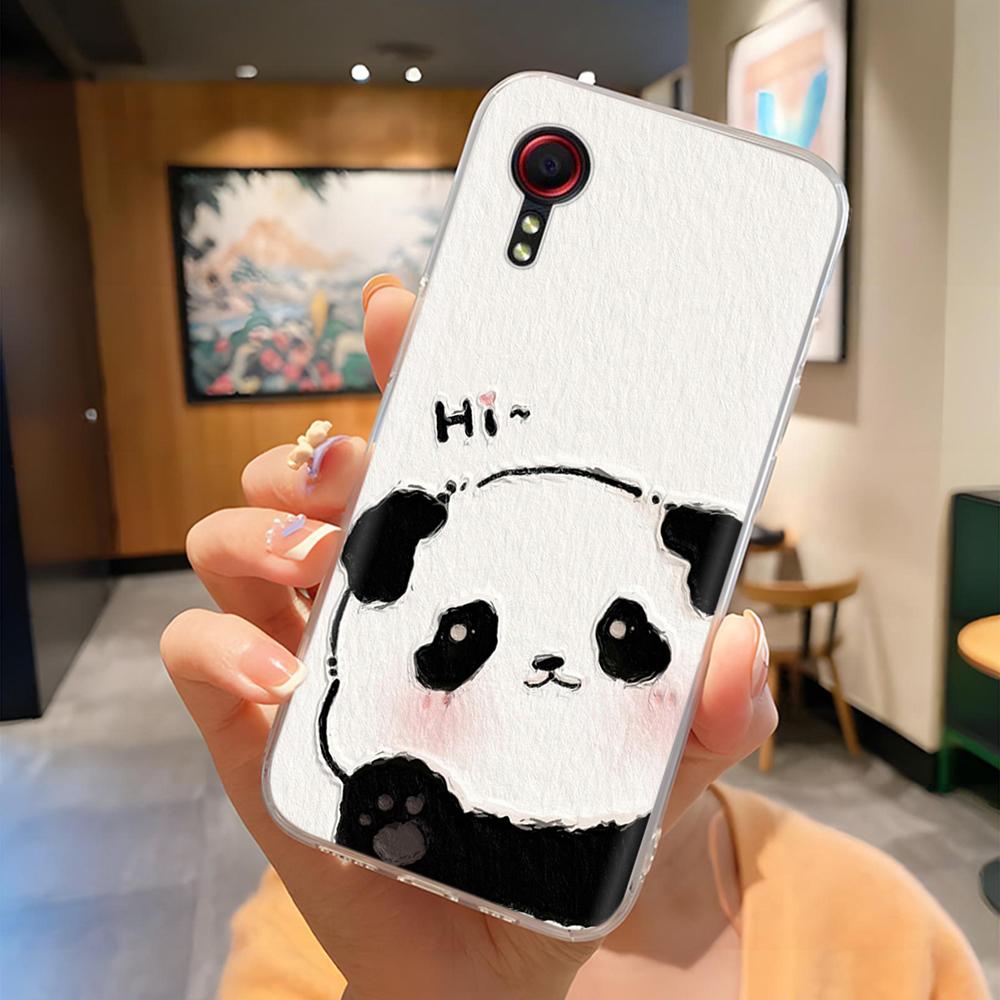 For Samsung Xcover 5 Case Cartoon Butterfly Soft Clear Slim Silicone Back Cover For Samsung Xcover5 Phone Housing Shell Fundas
