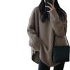 Women's Sweater Autumn and Winter New Women's Mid-length Loose Lazy Style High-end French Pullover Base Sweater