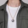 Pendant for Men and Women, Fashionable and Versatile Praying Hands Prayer Medal Necklace